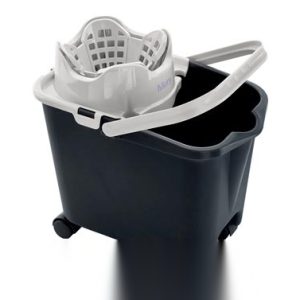 CUBO C/RUEDAS+ESCURRIDOR 14L A