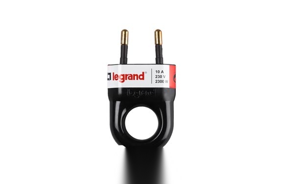 CLAVIJA 10A C/ANILLA NEGRA