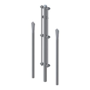 CONJUNTO POSTE ESQUINERO GALVA