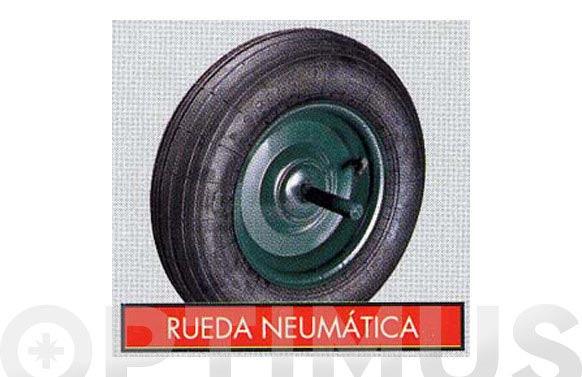 RUEDA CARRET.OBRA 350X80MM NEU