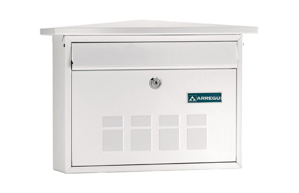 BUZON EXTERIOR ACERO DECO BLAN