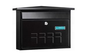 BUZON EXTERIOR ACERO DECO NEGR