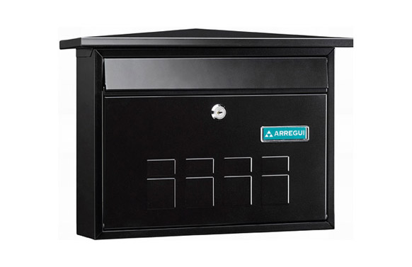 BUZON EXTERIOR ACERO DECO NEGR