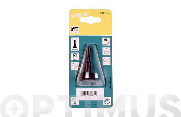 FRESA BISAGRA 26MMX53MM 330000