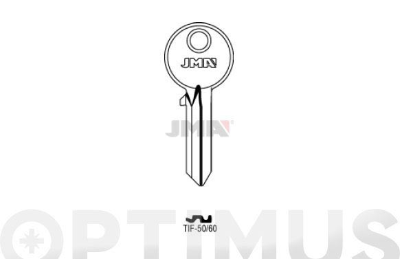 LLAVE ACERO TIF-50/60 JMA
