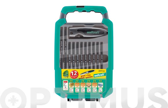 SIERRA 11HOJAS+NAVAJA+ESTUCHE