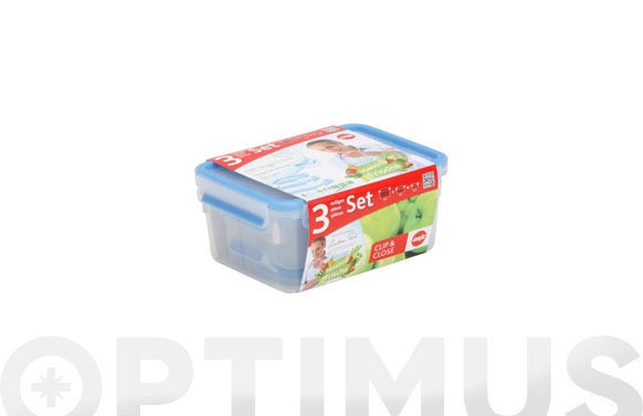 CONTENEDOR HERMETICO SET 3 PZS