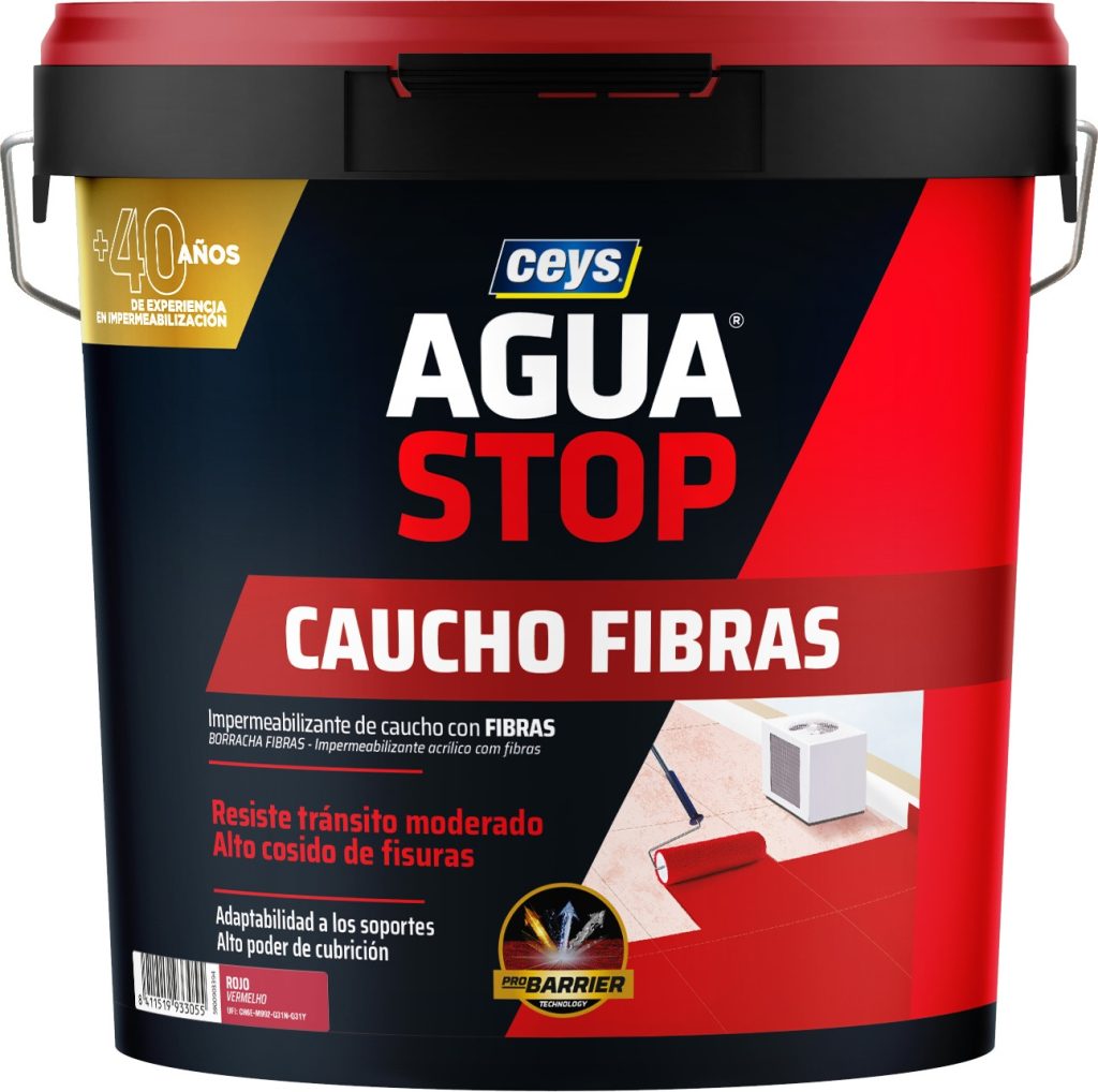 AGUASTOP FIBRAS 20 KG ROJO