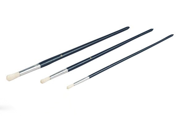 PINCEL RETOQUES REDOND SET 3 U