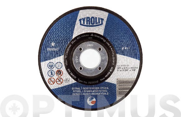 DISCO CORTE ACERO/INOX BASUC 1