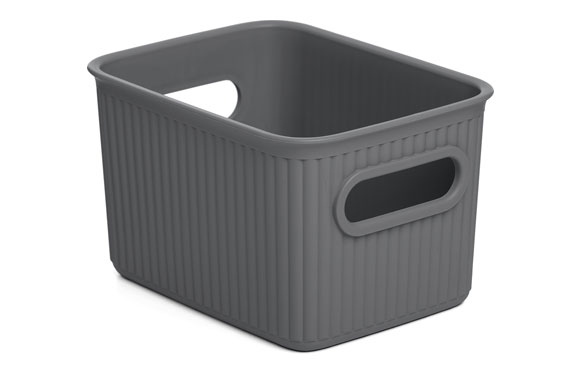 CESTA BAOBAB S ANTRACITA 13X17