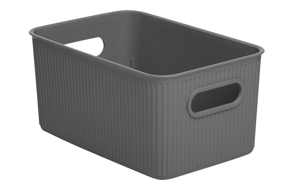 CESTA BAOBAB M ANTRACITA 18X27