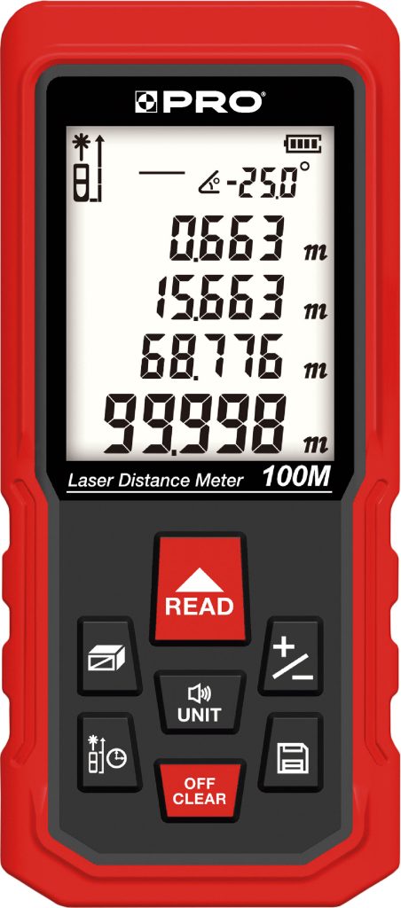 MEDIDOR DISTANCIA LASER 100M