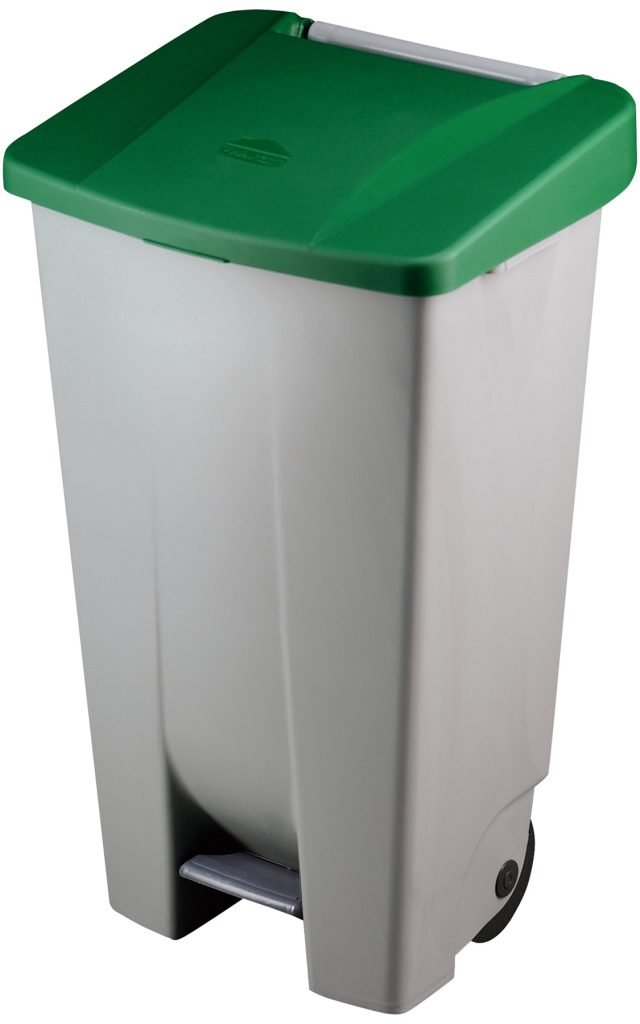 CONTENEDOR 80 L TAPA AZUL PEDA