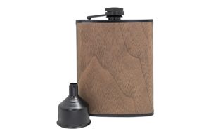 PETACA DECORADA MADERA 250ML