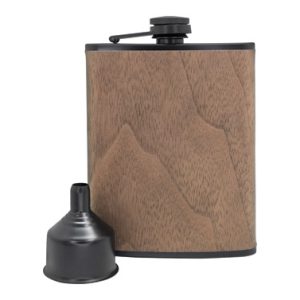 PETACA DECORADA MADERA 250ML