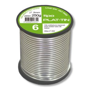 ESTAÑO SOLDAR TIPO PLATA 6 Ø 2