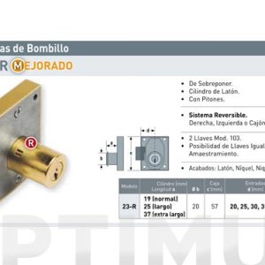 CERRAD. SOBREP. 23R/30 LTDO. B