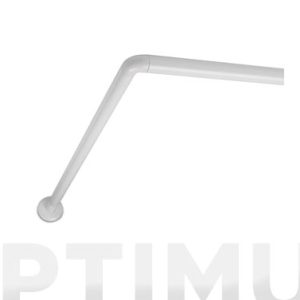 BARRA DUCHA CORT CURV BL 80 X