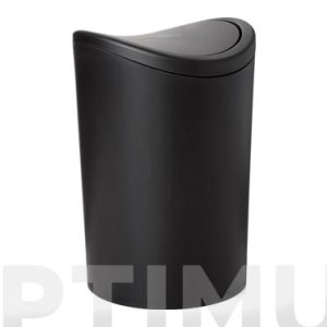 CUBO BAÑO BASCULANTE NEGRO 6L