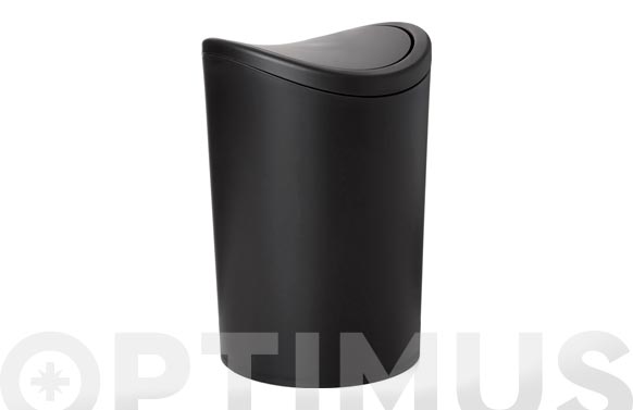 CUBO BAÑO BASCULANTE NEGRO 6L