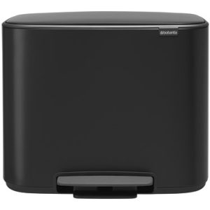 CUBO BO PEDAL BIN NEGRO MATE12