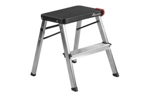 TABURETE ALUMINIO 2 PELDAÑOS