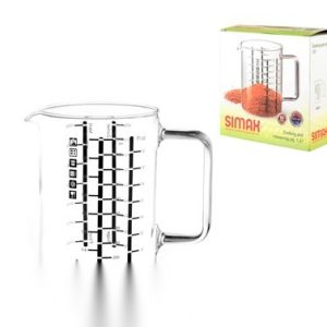 JARRA MEDIDORA VIDRIO 1L