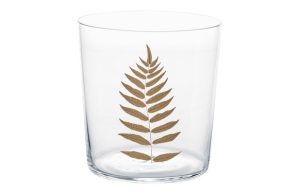 VASO 35CL HOJAS DORADAS