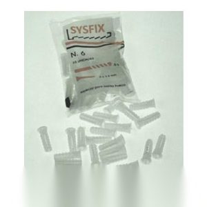 TACO ESTRIADO BLANCO 8 X 27 MM