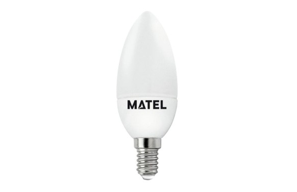 BOMBILLA VELA LED E14 5W 450LM