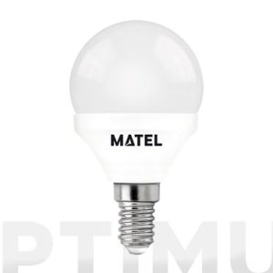 BOMBILLA ESFERICA LED E14 7W 6