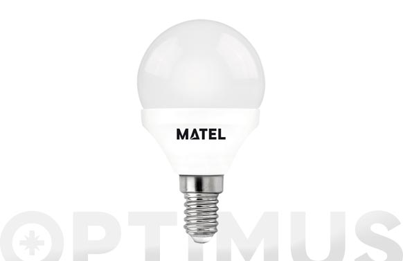 BOMBILLA ESFERICA LED E14 7W 7