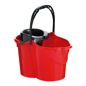 CUBO C/ESCURRIDOR ROJO 15 L