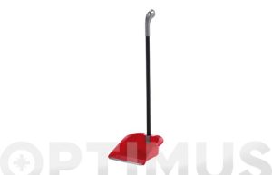 RECOGEDOR C/PALO PLEGABLE ROJO
