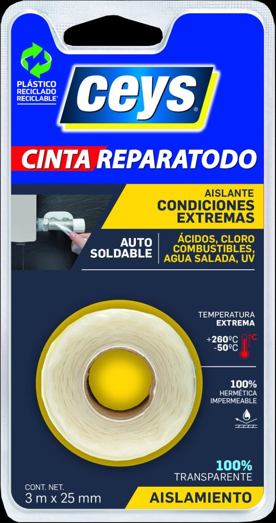 CINTA AUTOSOLDABLE 3MX25MM TRA