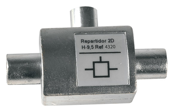 REPARTIDOR COAXIAL 9,5MM 4320