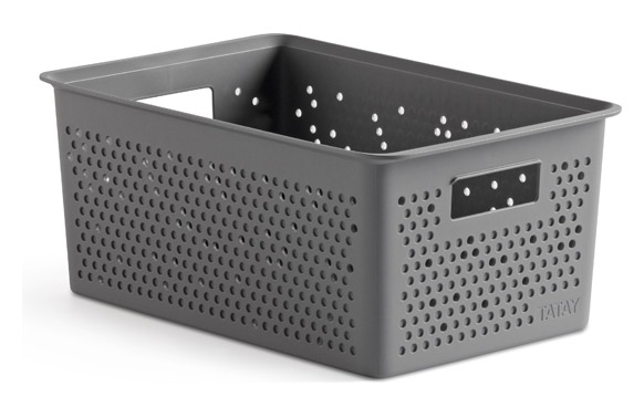 CESTA ORDENACION BOHOL 4L GRIS