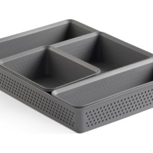 SET 4 ORGANIZADORES BOHOL GRIS