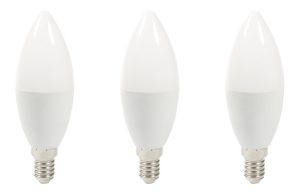 BOMBILLA VELA 3UD E14 7W 4000K