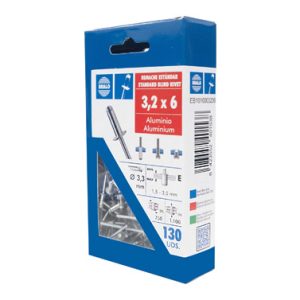 REMACHE 3,2X 6 C/ALOM ALU/ACE