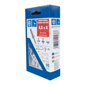 REMACHE 4,8X 8 C/ALOM ALU/ACE