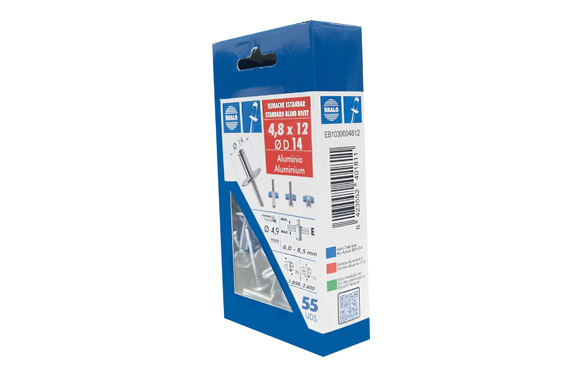 REMACHE C14 4,8X10 C/ALOM ALU/