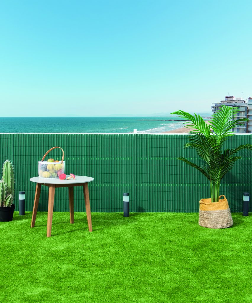 CAÑIZO PVC D.CARA 16 MM 1X3M V