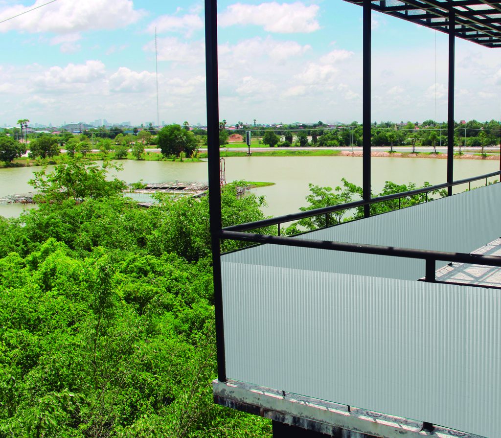 CAÑIZO PVC D.CARA 16 MM 2X3M B