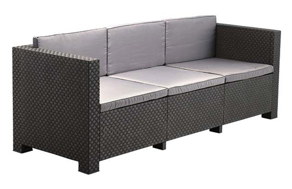 SOFA 3 PLAZAS RATAN RESINA DIV
