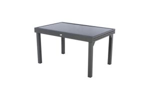 MESA ALUMINIO CRISTAL EXTENS.