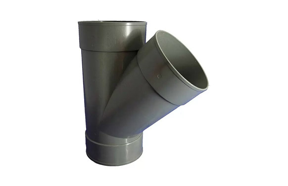 DERIV.SIMPLE EVAC.PVC H-H 45º