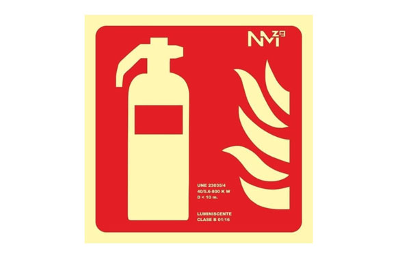 SEÑAL EXTINTOR 1MM 210X300MM
