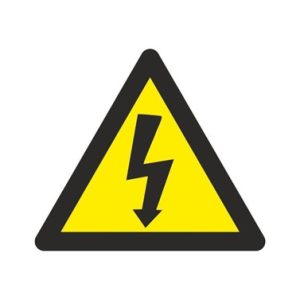 SEÑAL ALUMINIO TRIANGULO CON R